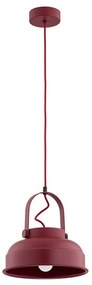 Argon 8286 - Lampadario a sospensione con filo DAKOTA 1xE27/15W/230V rosso