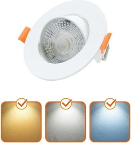 Plafoniera LED da incasso BRINO LED/3/5/7W/230V 3000/4000/6500K bianco
