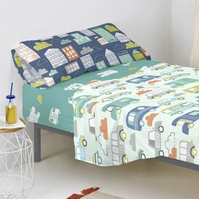 Lenzuolo di cotone per bambini, 90 x 200 cm Holidays - Moshi Moshi