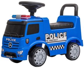 Bici a spinta Mercedes Auto della polizia 2xAA blu