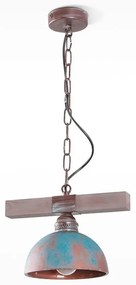 Lampadario a sospensione con catena VIRIONI 1xE27/60W/230V