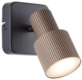 Brilliant - Luce Spot da parete a LED CADIZ 1xGU10/5W/230V bronzo