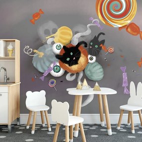 Carta da parati autoadesiva – Dolci di Halloween