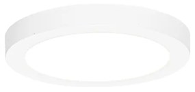 Faretto da superficie o da incasso bianco 18 cm incl. LED Dimmerabile a 3 livelli da caldo a freddo con interruttore DIP - Trans
