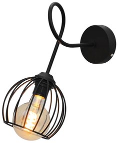 Applique OXFORD 1xE27/15W/230V nera