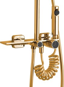 Set doccia REA HELIX Gold