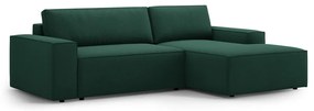 Divano letto verde (angolo destro) Jodie - Micadoni Home