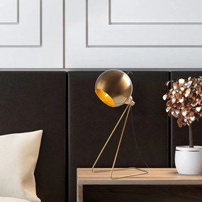 Lampada da tavolo color rame con paralume in metallo (altezza 45 cm) Mixed - Opviq lights