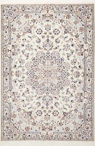 Nain Tappeto 100 x 150 Beige (Iran) Annodato A Mano