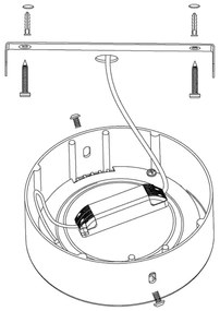 Eglo - Plafoniera LED RGBW dimmerabile FUEVA-C LED/21W/230V