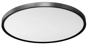 Plafoniera LED Rotonda 50W Slim CCT Bianco Variabile Ø600mm, IP20 - Nera Colore Bianco Variabile CCT