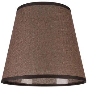 Paralume di ricambio LORENZO E27 diametro 16 cm marrone