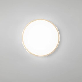 Plafoniera LED Pangea Ø 41 cm dorato IP20 cct da bianco caldo a bianco freddo con regolazione di temperatura LUCE AMBIENTE DESIGN