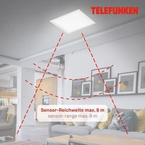 Telefunken 308806TF - Pannello a plafone LED con sensore LED/25W/230V 4000K