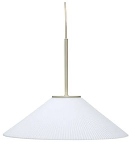 Hübsch - Solid Lampada a Sospensione Sand/White Hübsch