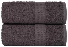 Salviette 2 Pz Antracite 15x21 Cm 360 G/m² 100% Cotone /