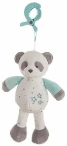 Peluche con Sonagli Panda Turchese 25cm