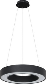 Lampadario a sospensione su cavo UNION LED/40W/230V 3000/4000/6500K Ø 40 cm nero