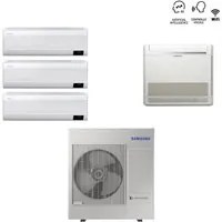 Climatizzatore Condizionatore Samsung Quadri Split Inverter serie CEBU 9000+9000+9000 + Console 9000 con AJ080TXJ4KG R-32 Wi-Fi Integrato 9+9+9+9 - Novit