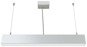 APLED - Lampadario LED su corda LOOK LED/23W/230V 4000K 60 cm argento