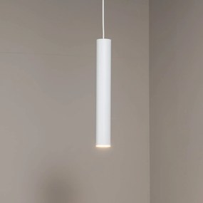 Nowodvorski Lighting Lampada a sospensione Eye, a 1 luce, bianco, altezza paralume 40 cm