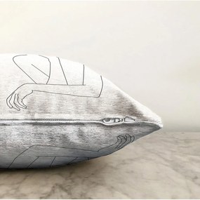 Federa in misto cotone Pose, 55 x 55 cm - Minimalist Cushion Covers