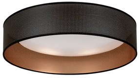 Duolla - Plafoniera LED ROLLER LED/24W/230V diametro 45 cm nero/rame