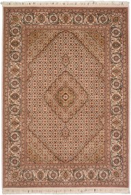 Tabriz Tappeto 240x170 Beige (Indian) Annodato A Mano