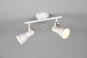 Barra steam barra 2 faretti e portafarettis orientabili l.30cm met...
