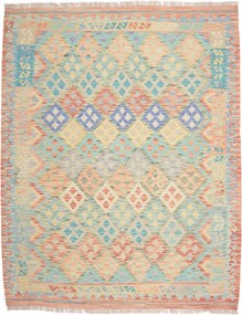 Kilim Tappeto 200x160 (Afghanistan) Annodato A Mano
