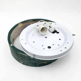Brilagi - Lampada da soffitto PINO 1xE27/15W/230V pino/verde diam. 27,5 cm