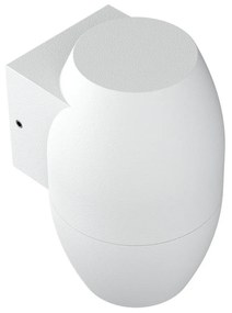 Applique Ovale Monodirezionale IP65 GU10 per esterni - Bianca