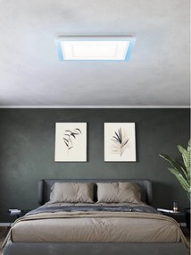 Plafoniera LED Albarca bianco IP20 bianco naturale, 4100 lumen EGLO