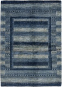 Loribaft Tappeto 210x150 Blu (Iran) Annodato A Mano