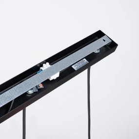 Sollux SL.1402 - Lampadario a sospensione con filo PRYSM 3xG9/8W/230V nero