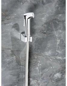 WENKO 23999100 - Set per bidet WATERSAVING SYSTEM 12x7 cm lucido cromo/argento