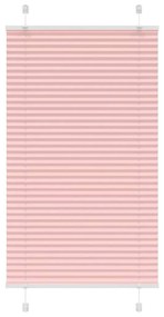 Tenda Plissettata Rosa 70x100 Cm Larghezza Tessuto 69,4 Cm /