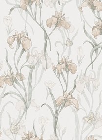 Sandberg Tapete Iris - Powder Pink