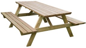 tavolo pic nic in legno di pino impregnato in autoclave