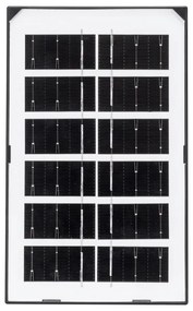Aigostar - Lampadario solare LED LED/35W/12V 3000 mAh 6500K diametro 15 cm