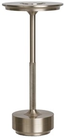 Lampada da tavolo LED argentata (altezza totale 28,5 cm) Lyneham – House Nordic