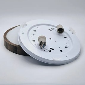 Brilagi - Lampada LED da soffitto CARVALHO SLIM 2xE27/60W/230V noce 37 cm