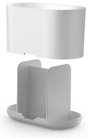 Bicchiere di plastica bianco per spazzolini da denti Duo - Joseph Joseph