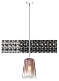 Sospensione cromo 1 luce rame 1164cr-s1-ra