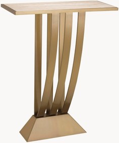 Consolle con piano in travertino Beau Deco