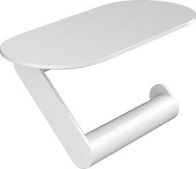 Portarotolo Con Mensola 23 Cm Bianco Opaco Hansgrohe Wallstoris 27928700