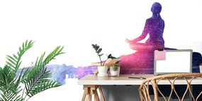 Carta da parati autoadesiva – Meditazione della donna