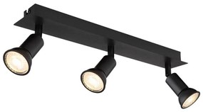 Globo 57998-3 - Faretto DREW 3xGU10/35W/230V nero