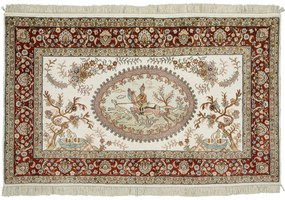 Ghom Tappeto orientale 160x100 Beige (Cina) Annodato A Mano