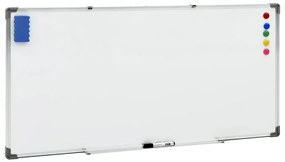 Lavagna Magnetica Bianca 110x60 Cm İn Acciaio /